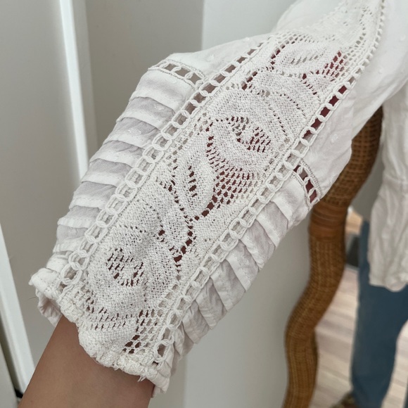 Doen Inspired White Embroidered Blouse - Picture 5 of 5